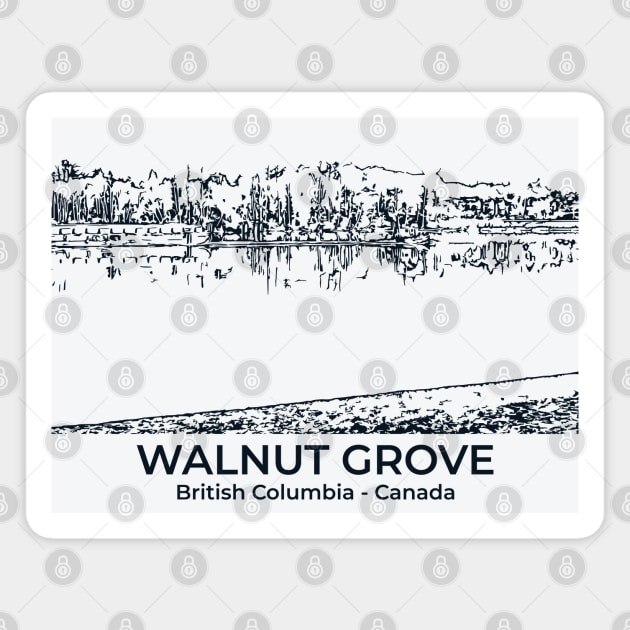 Walnut Grove - British Columbia Magnet by Lakeric